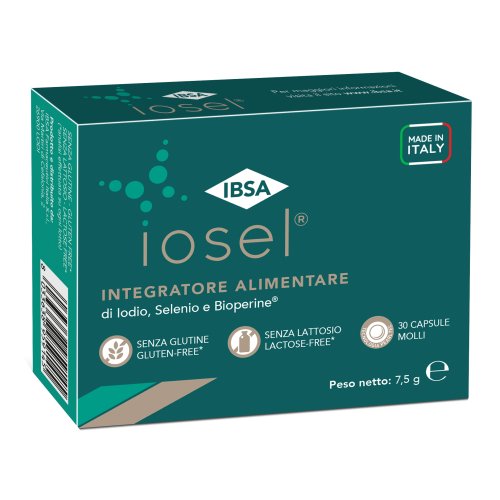 Iosel Integratore Alimentare A Base Di Iodio Selenio E Bioperine 30 Capsule Molli