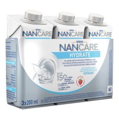 nancare hydrate - alimento liquido reidratante in caso di diarrea 3 brick da 200 ml