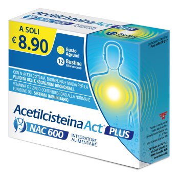 acetilcisteina act plus nac600