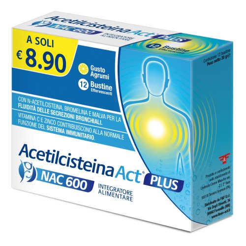 ACETILCISTEINA ACT PLUS NAC600