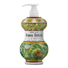 maioliche albarello sapone delicato mani & viso n.452 granatum 400ml