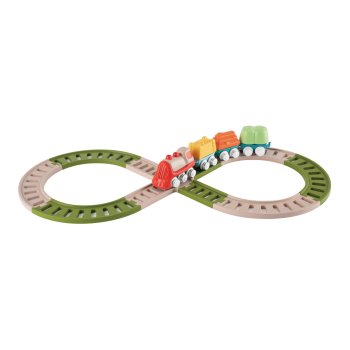 chicco gioco eco+ baby railway con trenino e binari età 18m-3y