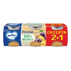 mellin omogeneizzati prugna con mela 3x100g