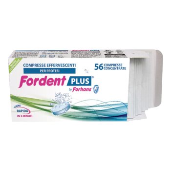 fordent plus compresse effervescenti per protesi dentali 56 compresse concentrate