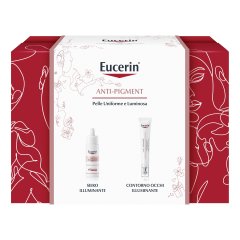 eucerin cofanetto regalo xmas anti pigment - siero illuminante 30ml + contorno occhi illuminante 15ml