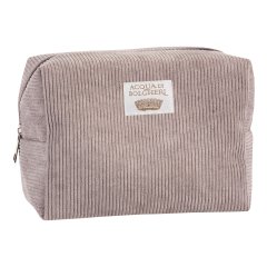 acqua di bolgheri pochette in morbido velluto - grigia