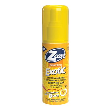 zcare protection exotic vapo protezione insettorepellente anti-zanzare spray 100ml 