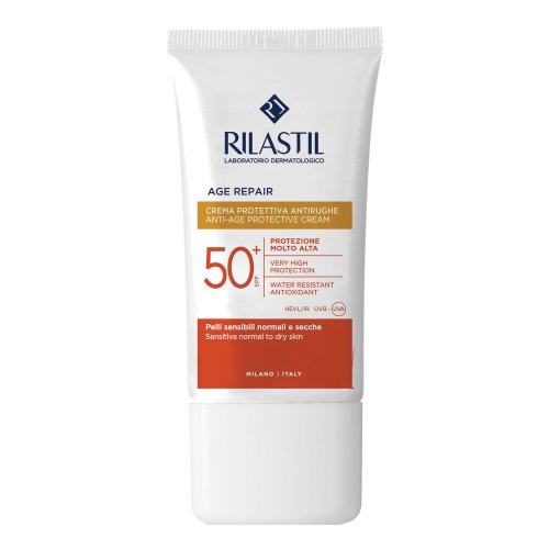 Rilastil Sun System Age Repair SPF50+ Crema Solare Viso Protettiva Antirughe 50ml