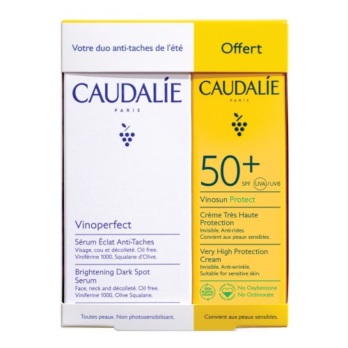 Caudalie - Vinoperfect Cofanetto Duo Dell'Estate Siero Viso Anti-Macchie 30ml + Crema Solare Spf 50