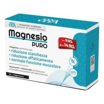 sanavita magnesio puro 45cpr