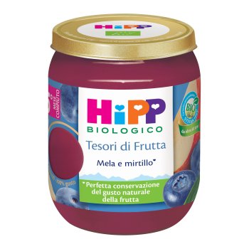 hipp tesori frutta mela/mirt