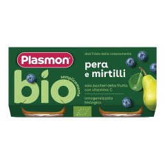 omo pl.pera/mirtillo bio 2x80g