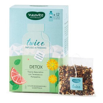 neavita - twice to-go infuso a freddo detox 12 maxi filtri