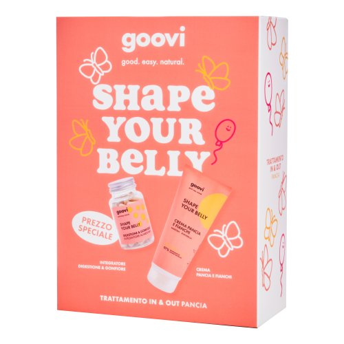 Goovi Box Shape Your Belly - Crema Pancia E Fianchi 200ml + Integratore Digestione E Gonfiore 60 Ca