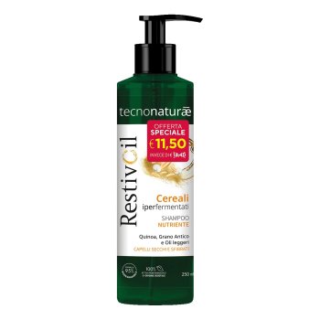 restivoil tecnonaturae shampoo nutriente per capelli secchi e sfibrati 250ml taglio prezzo