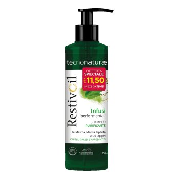 restivoil tecnonaturae shampoo purificante per capelli grassi e appesantiti 250ml taglio prezzo