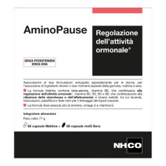 nhco - aminopause integratore per la regolazione ormonale femminile 56 capsule + 56 capsule 