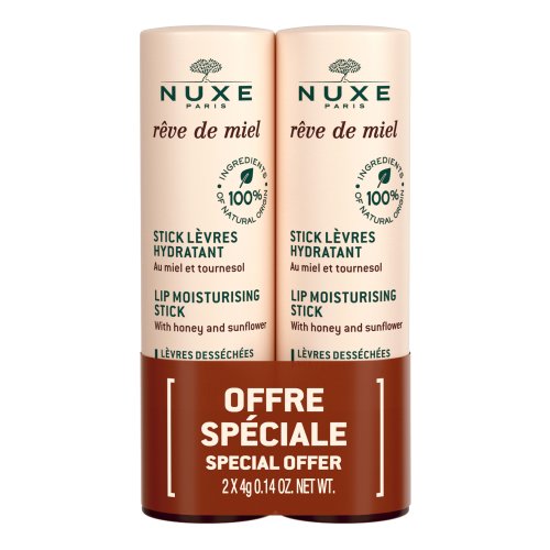 Nuxe Rêve De Miel Duo Stick Labbra 2 X 4g