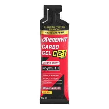 enervit c2:1 carbo gel gusto cola con caffeina 60ml