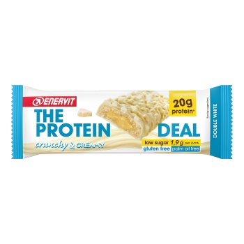 enervit the protein deal barretta proteica double white crunchy & creamy 55g