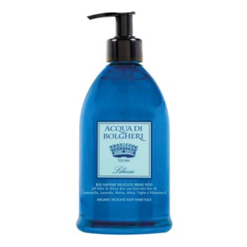 acqua di bolgheri bio sapone delicato mani viso libeccio 500ml