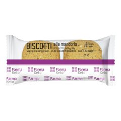 farma keto+ biscotti mandorla 2 pezzi