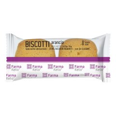 farma keto+ biscotti arancia 2 pezzi