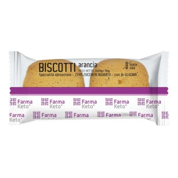 farma keto+ biscotti arancia 2 pezzi