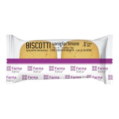 farma keto+ biscotti vaniglia e limone 2 pezzi