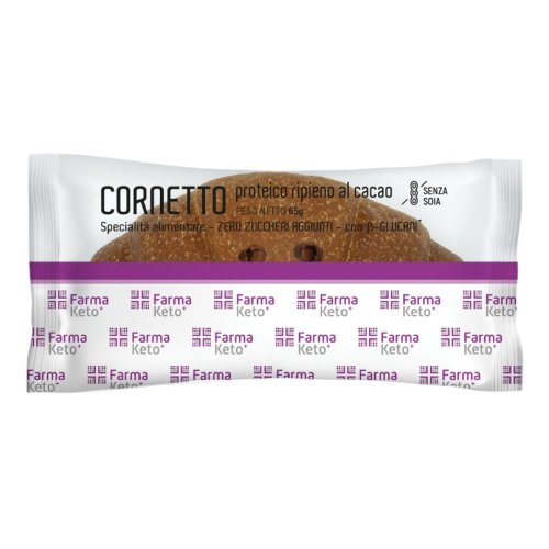 Farma Keto+ Cornetto Ripieno Al Cacao 65g