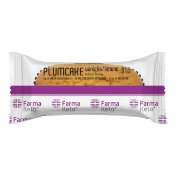 farma keto+ plumcake vaniglia e limone 45g