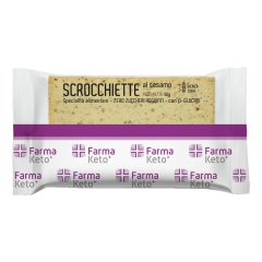 farma keto+ scrocchiette sesamo 50g