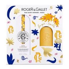 roger&gallet - cofanetto regalo set bois d'orange con acqua profumata 100ml + candela profumata