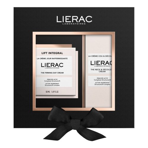 Lierac Lift Integral Cofanetto Idea Regalo Set Natale - Crema Giorno Rassodante 50ml + Crema Collo 