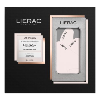 lierac lift integral cofanetto idea regalo set - crema giorno rassodante 50ml + patch viso riutilizzabili