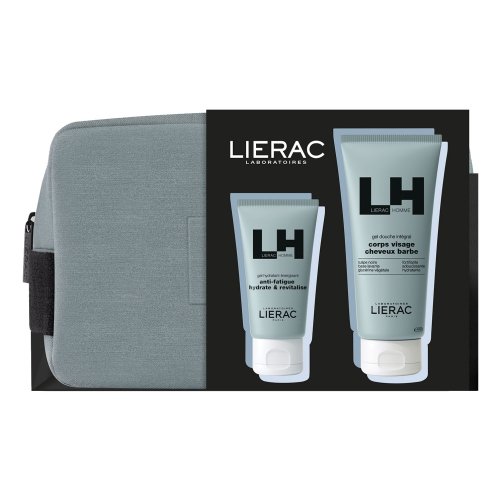 Lierac Home Cofanetto Idea Regalo Trousse - Gel Idratante Energizzante 50ml + Gel Doccia Energizzan