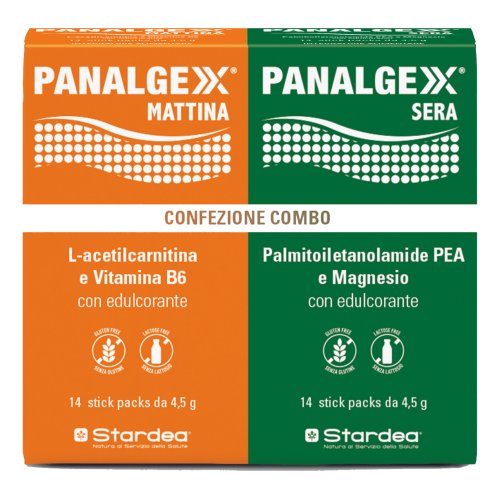 Panalgexx Combo Mattina + Sera 14 + 14 Stick Packs 