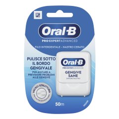 oral-b filo interdentale cerato pro-expert advanced gengive sane 50 metri