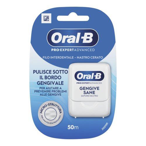 Oral-B Filo Interdentale Cerato Pro-Expert Advanced Gengive Sane 50 Metri