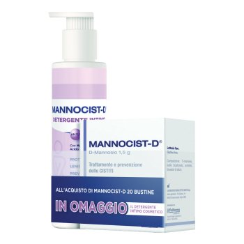 mannocist-d 20 bustine + detergente intimo 300ml omaggio