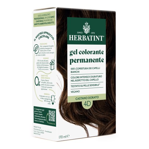 HERBATINT 4D CASTANO DOR 170ML