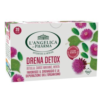 l'angelica tisana drena detox 20 filtri