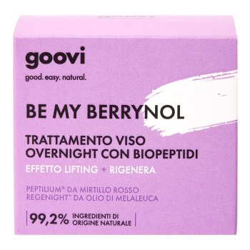 goovi be my berrynol trattamento viso overnight con biopeptidi 50ml