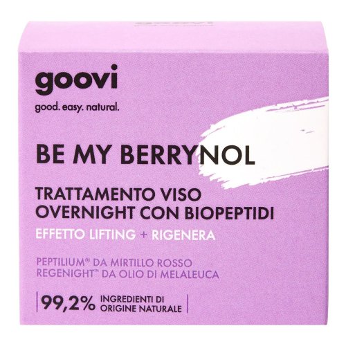 Goovi Be My Berrynol Trattamento Viso Overnight Con Biopeptidi 50ml