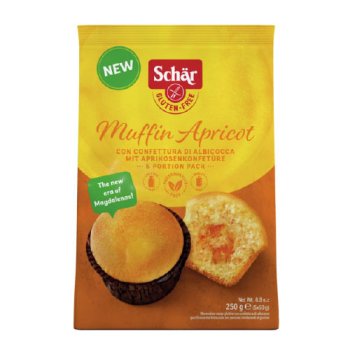 schar muffin apricot 5pz