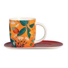 neavita casa dolce casa cookie mug tazza in new bone china con piattino 300ml