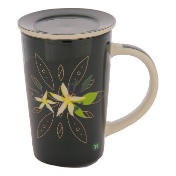 neavita infusiera mindful tea verde in new bone china con filtro in acciaio 380ml