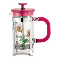 neavita tisaniera a stantuffo passiflora in vetro borosilicato 350ml