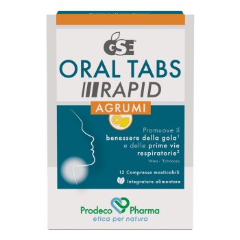 gse oral tabs rapid agrum12cpr