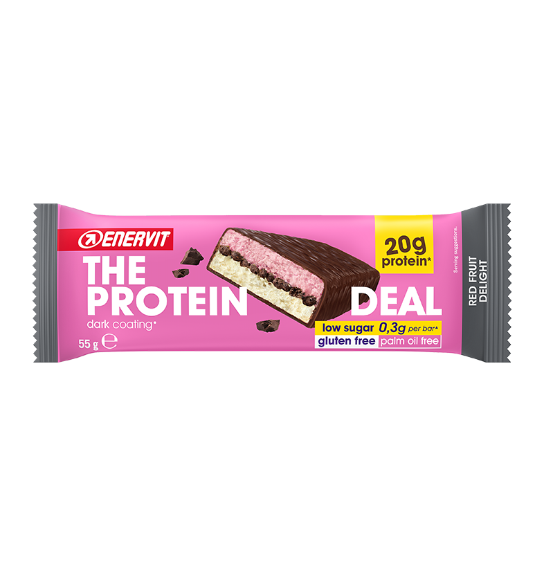 Enervit The Protein Deal Barretta Proteica Frutti Rossi 55g